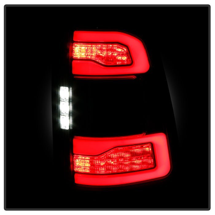Dodge Ram 1500 2019-2020 Factory LED Model with Blind Spot Monitor LED Tail Lights - Black
