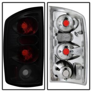 Dodge Ram 02-06 1500 / Ram 2500/3500 03-06 Euro Style Tail Lights - Black Smoke - Image 2