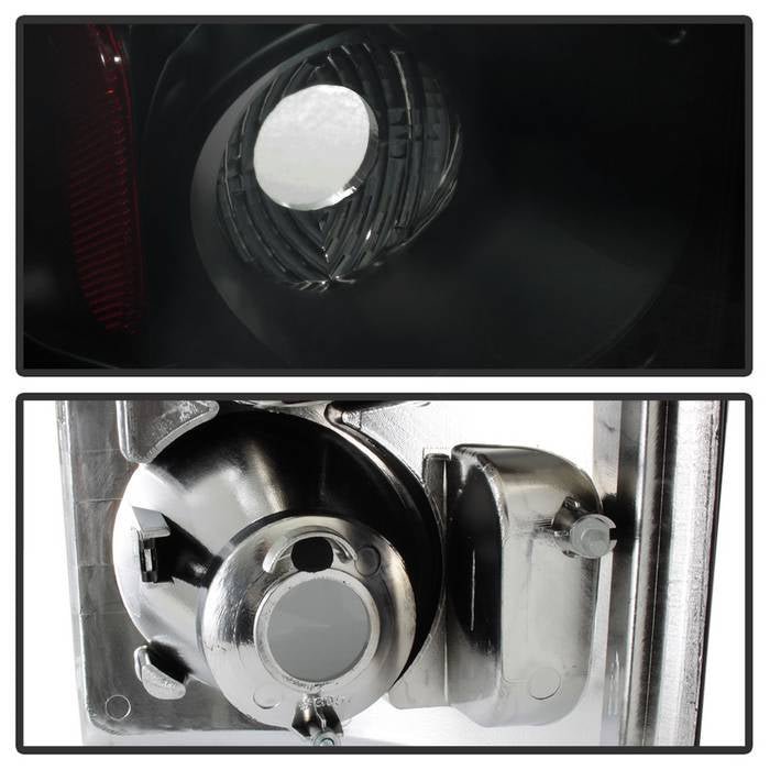 Dodge Ram 02-06 1500 / Ram 2500/3500 03-06 Euro Style Tail Lights - Black Smoke