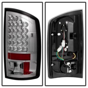 Dodge Ram 02-06 1500 / Ram 2500/3500 03-06 LED Tail Light - Chrome - Image 2