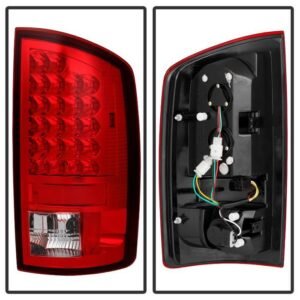 Dodge Ram 02-06 1500 / Ram 2500/3500 03-06 LED Tail Light - Red Clear - Image 2