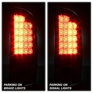 Dodge Ram 02-06 1500 / Ram 2500/3500 03-06 LED Style Tail Lights - Smoke - Image 6