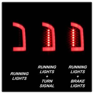 Dodge Ram 02-06 1500 / Ram 2500/3500 03-06 Version 3 LED Tail Light - Black - Image 9