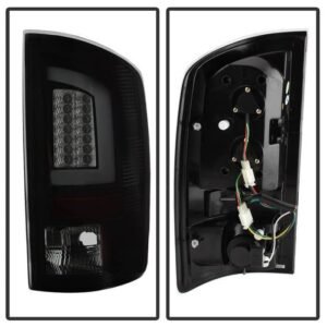 Dodge Ram 02-06 1500 / Ram 2500/3500 03-06 Version 3 LED Tail Light - Black Smoke - Image 2