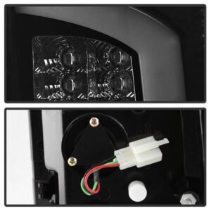 Dodge Ram 02-06 1500 / Ram 2500/3500 03-06 Version 3 LED Tail Light - Black Smoke - Image 3