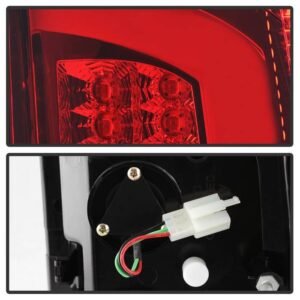 Dodge Ram 02-06 1500 / Ram 2500/3500 03-06 Version 3 LED Tail Light - Red Clear - Image 3