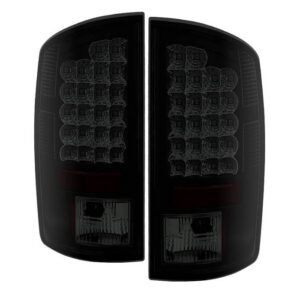 Dodge Ram 07-08 1500 / Ram 07-09 2500/3500 LED Tail Lights - Black Smoke - Image 1