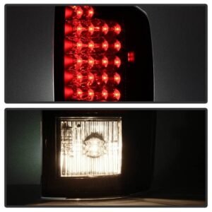 Dodge Ram 07-08 1500 / Ram 07-09 2500/3500 LED Tail Lights - Black Smoke - Image 9