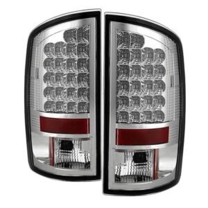Dodge Ram 07-08 1500 / Ram 07-09 2500/3500 LED Tail Lights - Chrome - Image 1