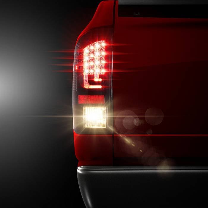 Dodge Ram 07-08 1500 / Ram 07-09 2500/3500 Version 2 LED Tail Lights - Black