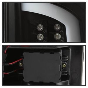 Dodge Ram 07-08 1500 / Ram 07-09 2500/3500 Version 3 Light Bar LED Tail Lights - Black - Image 3