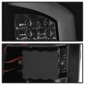 Dodge Ram 07-08 1500 / Ram 07-09 2500/3500 Version 3 Light Bar LED Tail Lights - Black Smoke - Image 3