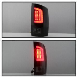 Dodge Ram 07-08 1500 / Ram 07-09 2500/3500 Version 3 Light Bar LED Tail Lights - Black Smoke - Image 8