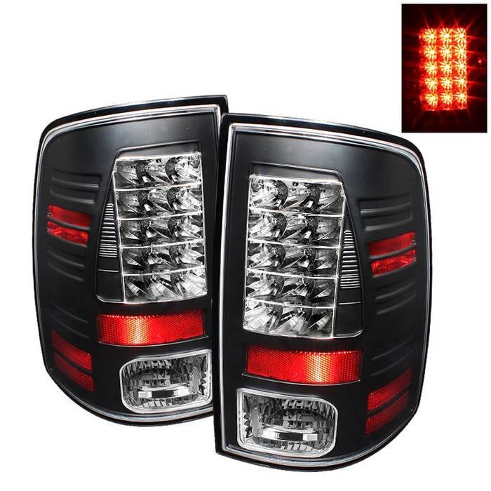 Dodge Ram 1500 09-18 / Ram 2500/3500 10-18 LED Tail Lights - Black