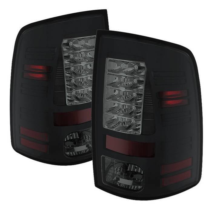 Dodge Ram 1500 09-18 / Ram 2500/3500 10-18 LED Tail Lights - Black Smoke