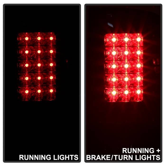 Dodge Ram 1500 09-18 / Ram 2500/3500 10-18 LED Tail Lights - Black Smoke