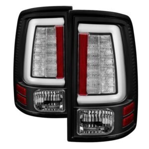 Dodge Ram 1500 09-18 / Ram 2500/3500 10-18 Light Bar LED Tail Lights - Black - Image 1