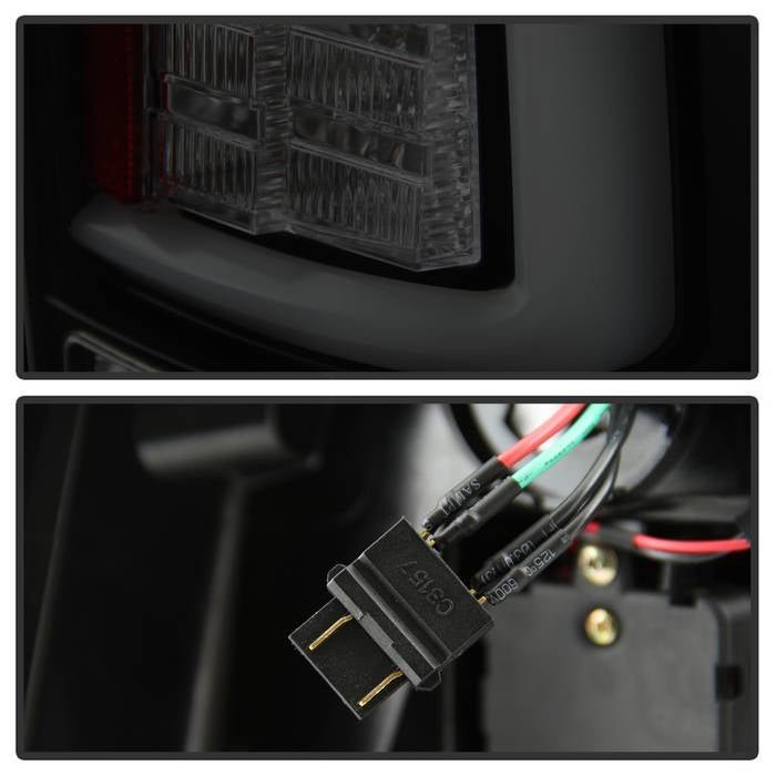 Dodge Ram 1500 09-18 / Ram 2500/3500 10-18 Light Bar LED Tail Lights - Black Smoke