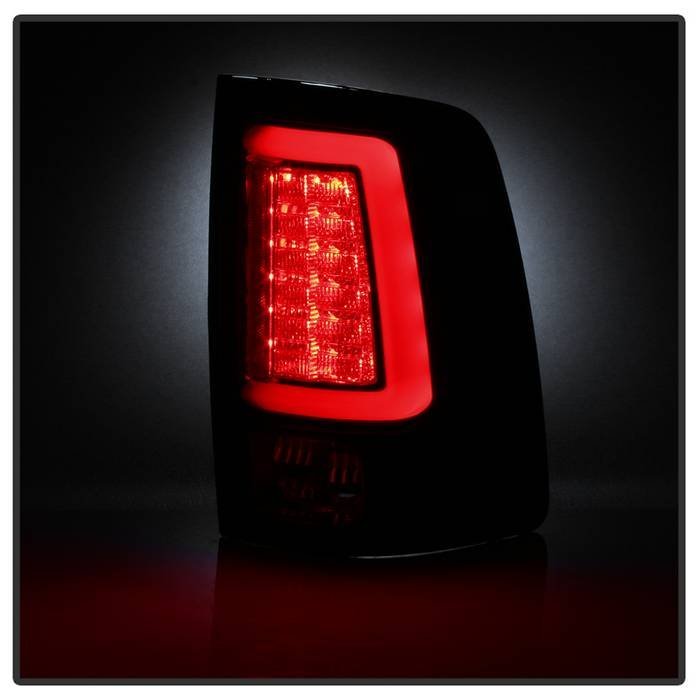 Dodge Ram 1500 09-18 / Ram 2500/3500 10-18 Light Bar LED Tail Lights - Black Smoke