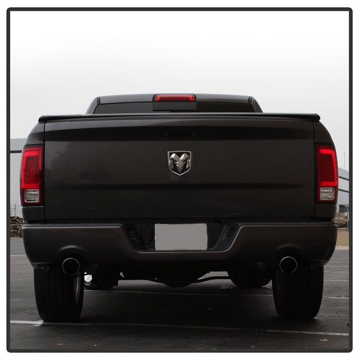 Dodge Ram 1500 09-18 / Ram 2500/3500 10-18 Light Bar LED Tail Lights - Red Clear