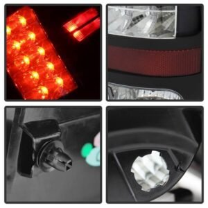 Dodge Ram 1500 13-18 / Ram 2500/3500 13-18 LED Tail Lights - Black - Image 5