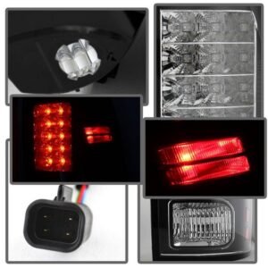 Dodge Ram 1500 13-18 / Ram 2500/3500 13-18 LED Tail Lights - Black - Image 6