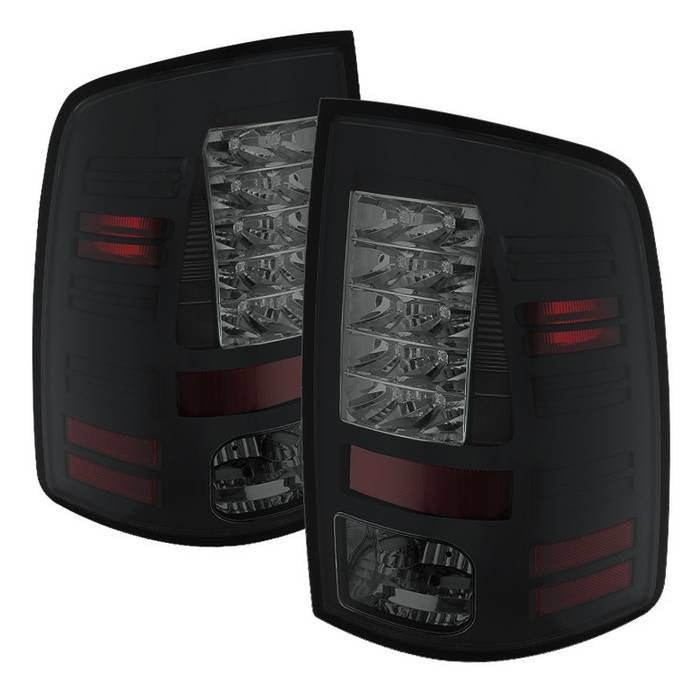 Dodge Ram 1500 13-18 / Ram 2500/3500 13-18 LED Tail Lights - Black Smoke