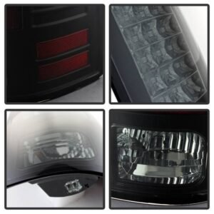 Dodge Ram 1500 13-18 / Ram 2500/3500 13-18 LED Tail Lights - Black Smoke - Image 4