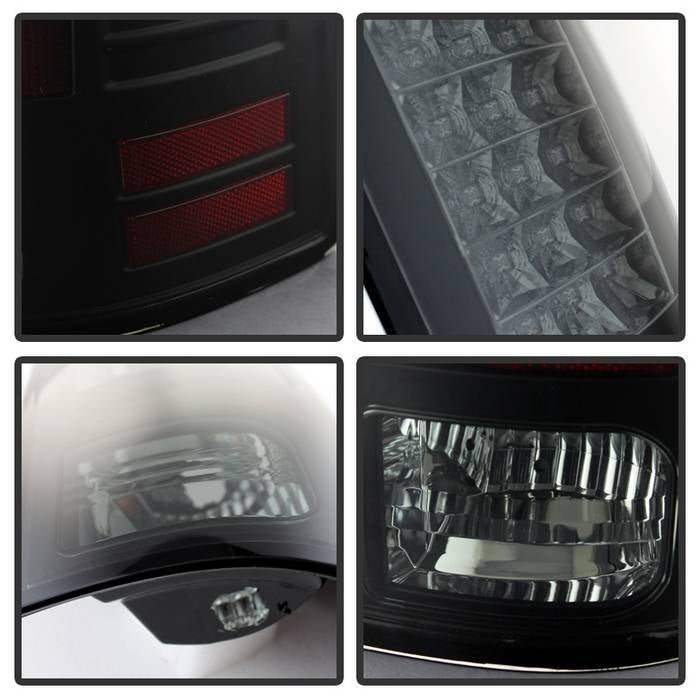 Dodge Ram 1500 13-18 / Ram 2500/3500 13-18 LED Tail Lights - Black Smoke