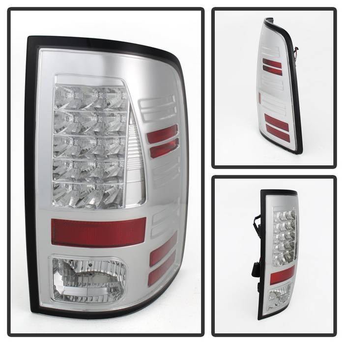 Dodge Ram 1500 13-18 / Ram 2500/3500 13-18 LED Tail Lights - Chrome