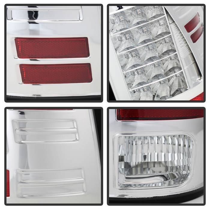 Dodge Ram 1500 13-18 / Ram 2500/3500 13-18 LED Tail Lights - Chrome
