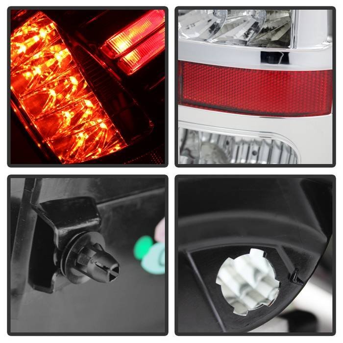 Dodge Ram 1500 13-18 / Ram 2500/3500 13-18 LED Tail Lights - Chrome