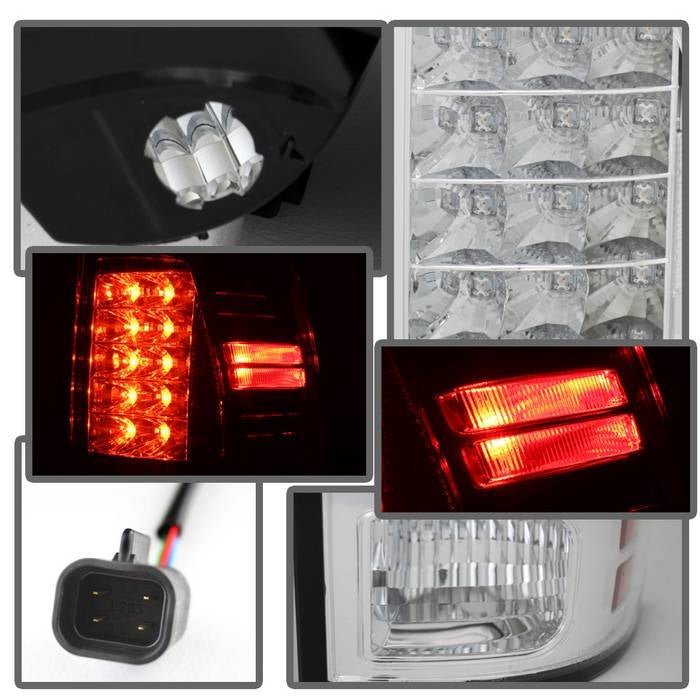 Dodge Ram 1500 13-18 / Ram 2500/3500 13-18 LED Tail Lights - Chrome