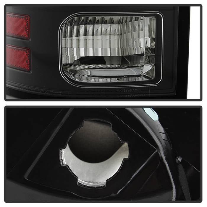 Dodge Ram 1500 13-18 / Ram 2500/3500 13-18 LED Tail Lights - Black