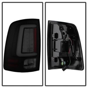 Dodge Ram 1500 13-18 / Ram 2500/3500 13-18 LED Tail Lights - Black Smoke - Image 2