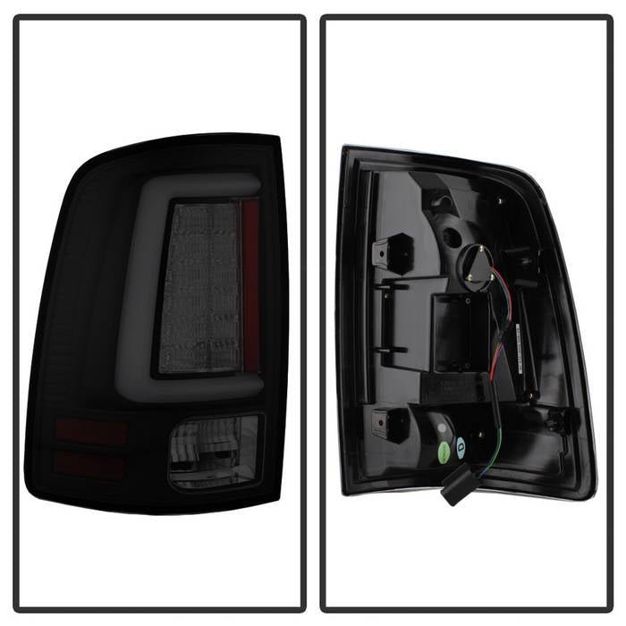 Dodge Ram 1500 13-18 / Ram 2500/3500 13-18 LED Tail Lights - Black Smoke
