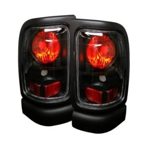 Dodge Ram 1500 94-01 / Ram 2500/3500 94-02 Euro Style Tail Lights - Black - Image 1