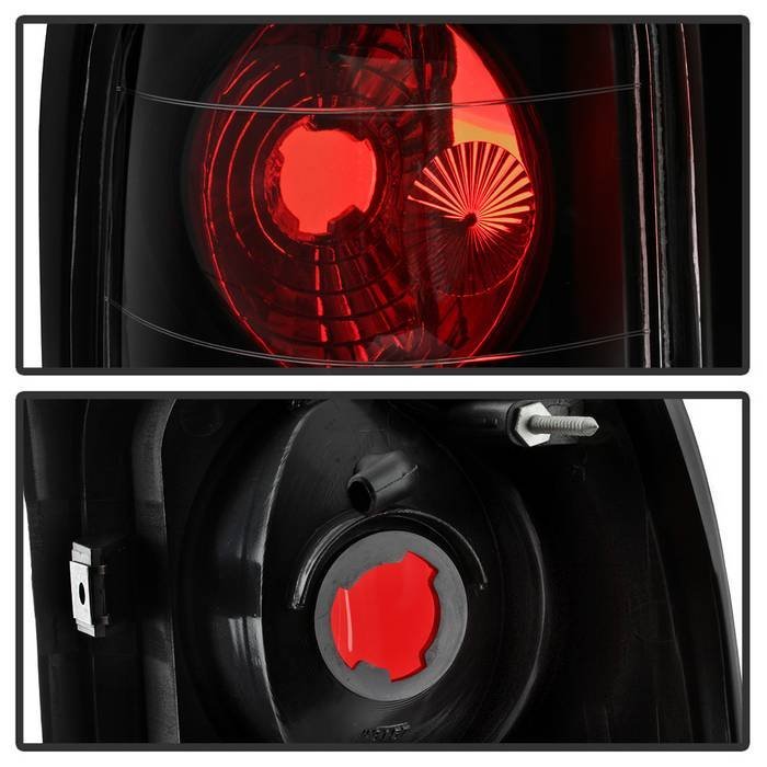 Dodge Ram 1500 94-01 / Ram 2500/3500 94-02 Euro Style Tail Lights - Black