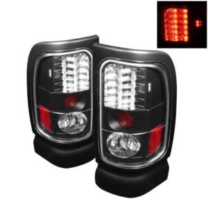 Dodge Ram 1500 94-01 / Ram 2500/3500 94-02 LED Tail Lights - Black - Image 1
