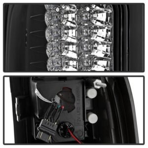 Dodge Ram 1500 94-01 / Ram 2500/3500 94-02 LED Tail Lights - Black - Image 4