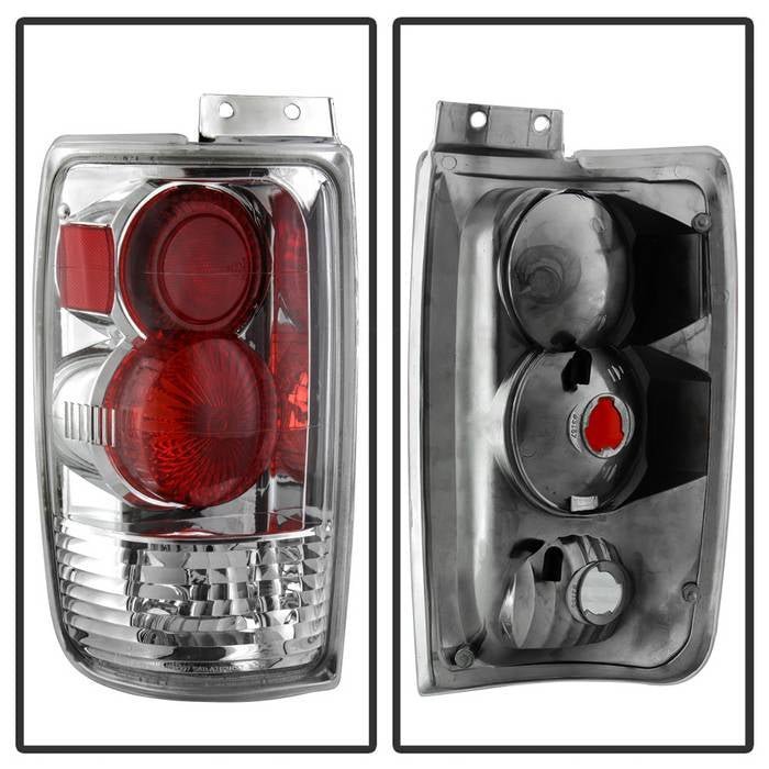 Ford Expedition 97-02 Euro Style Tail Lights - Chrome