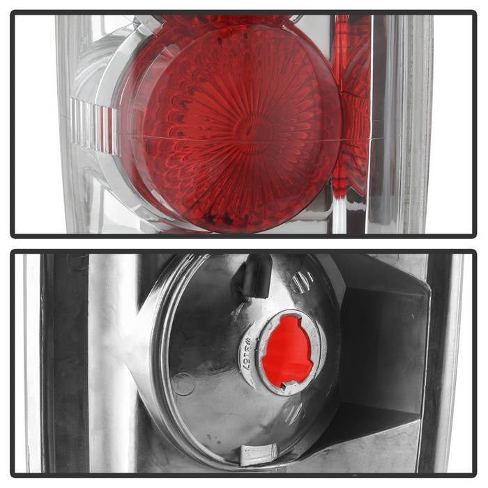 Ford Expedition 97-02 Euro Style Tail Lights - Chrome
