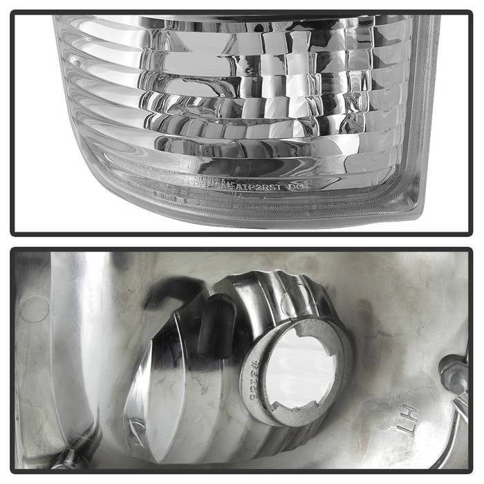 Ford Expedition 97-02 Euro Style Tail Lights - Chrome