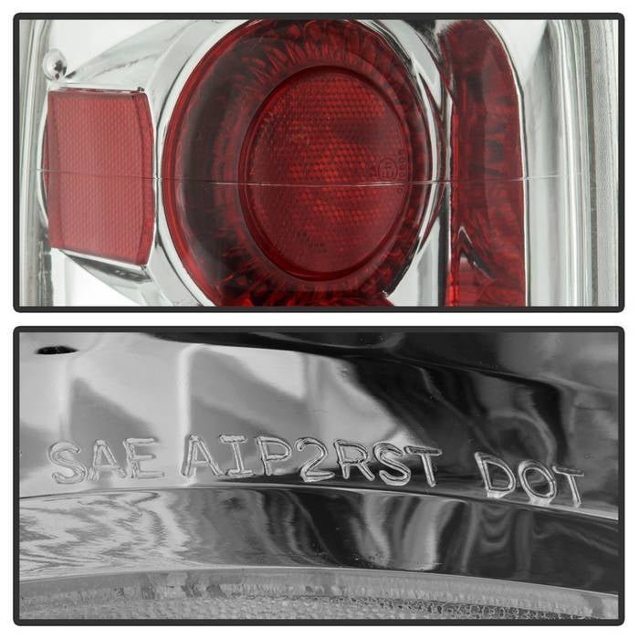 Ford Expedition 97-02 Euro Style Tail Lights - Chrome