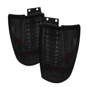 Ford Expedition 97-02 Version 2 LED Tail Lights - Smoke - Image 1