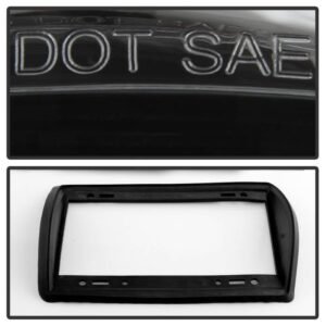 Ford Excursion 00-06 / Econoline Van 150/250/350/450/550 95-06 Euro Style Tail Lights - Black - Image 5