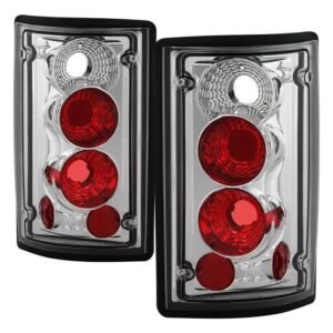 Ford Excursion 00-06 / Econoline Van 150/250/350/450/550 95-06 Euro Style Tail Lights - Chrome - Image 1