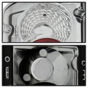 Ford Excursion 00-06 / Econoline Van 150/250/350/450/550 95-06 Euro Style Tail Lights - Chrome - Image 3