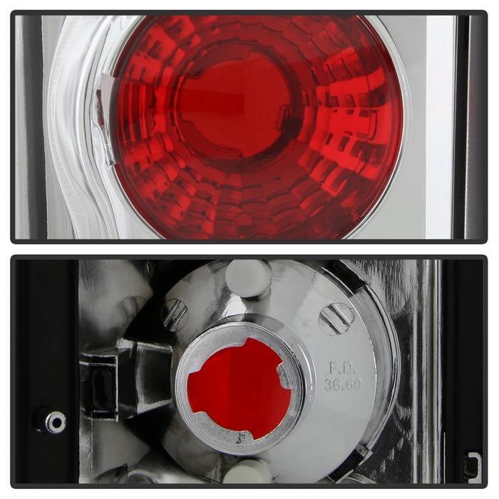Ford Excursion 00-06 / Econoline Van 150/250/350/450/550 95-06 Euro Style Tail Lights - Chrome