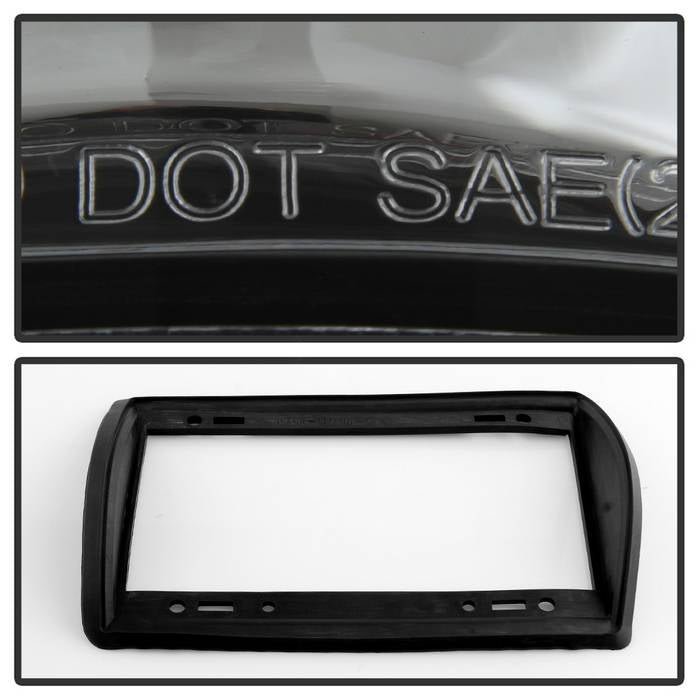 Ford Excursion 00-06 / Econoline Van 150/250/350/450/550 95-06 Euro Style Tail Lights - Chrome